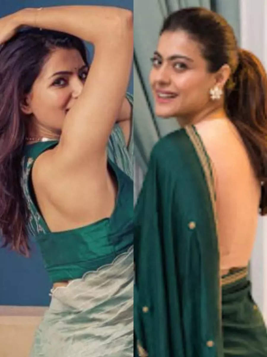 From Samantha Akkineni to Kajol: Divas who wore the hottest green saris ...