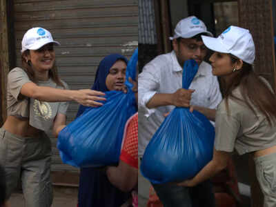 Donal Bisht joins in to distribute meals to 500 disadvantaged families across slums this season of spreading joy