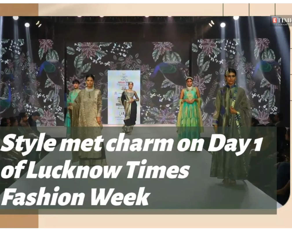 
Style met charm on Day 1 of Lucknow Times Fashion Week
