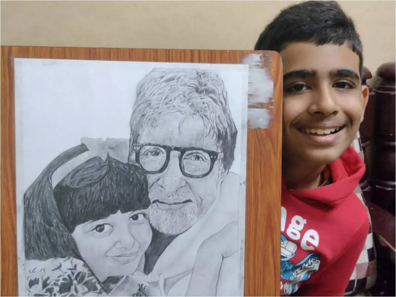 Amitabh Bachchan, Drawing/illustration for sale by Shivkumar - Foundmyself