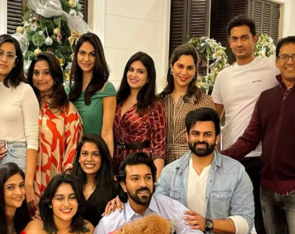 
Ram Charan, Allu Arjun come together for star-studded Xmas party
