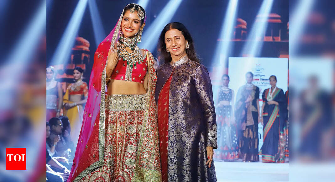 Glitz and glamour mark the first day of the Lucknow Times Fashion Week