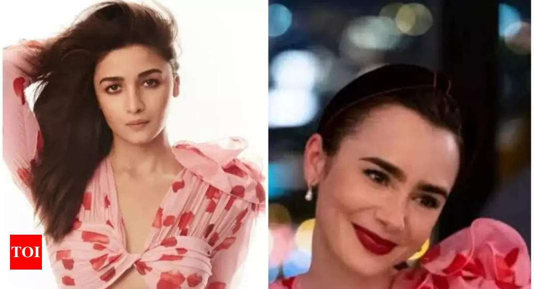 Did Lily Collins clone Alia Bhatt’s dress in her new show on OTT, Emily in Paris? – Times of India