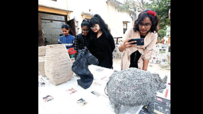 Arts college students curate scrap to artefact with aplomb