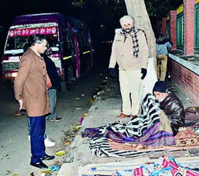 MC official visits night shelters to take stock of arrangements