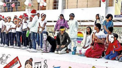 ​​Ranchi schools wear festive look for pre-Christmas celebrations