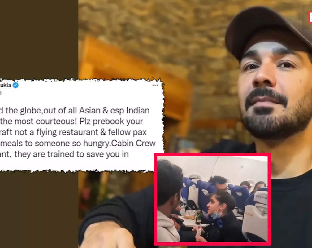 
'Cabin Crew is not your servant': Abhinav Shukla reacts to viral video of verbal spat between a passenger and an air hostess
