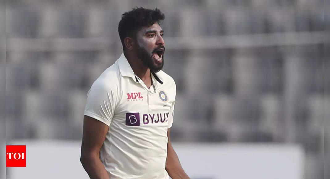 India need just one set batter to win second Test, says confident Mohammed Siraj | Cricket News – Times of India