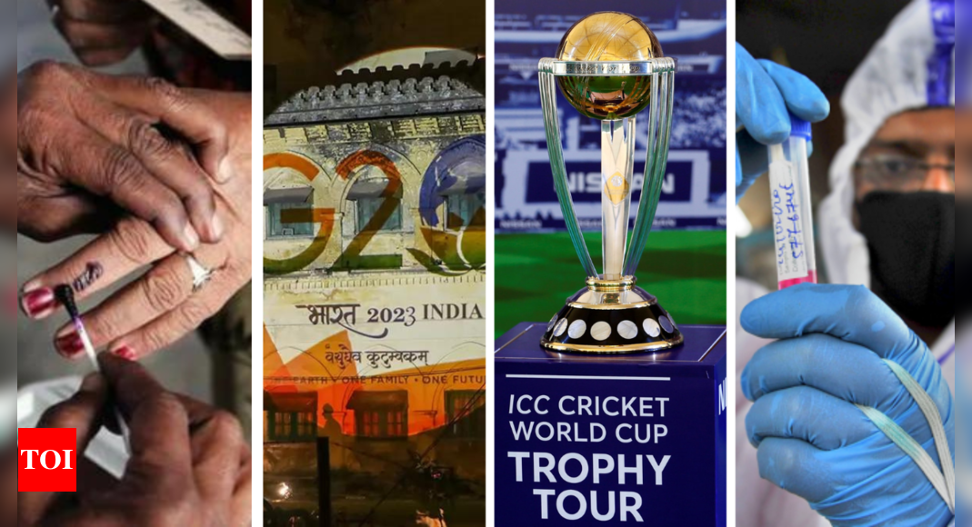 Assembly elections in 9 states, G20 summit and cricket world cup: 10 events, trends to watch out for in 2023 | India News – Times of India