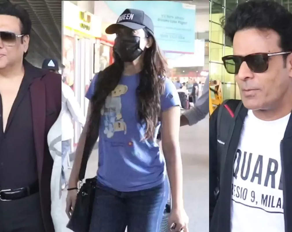 
#CelebrityEvenings: From Rashmika Mandanna-Sonam Kapoor to Abhishek Bachchan-Aishwarya Rai Bachchan to Manoj Bajpai-Govinda, Bollywood celebs get spotted in Mumbai
