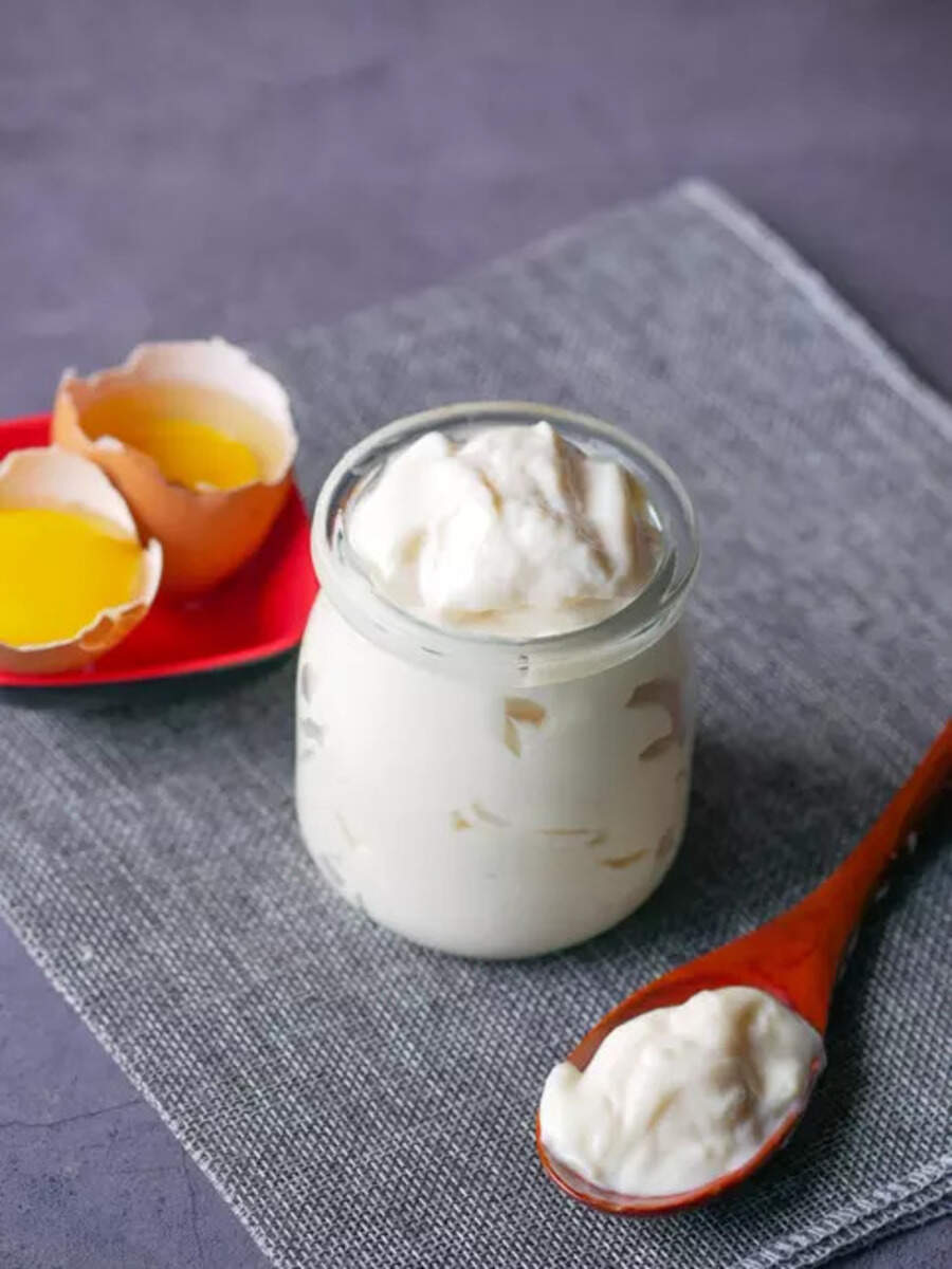 Recipe Homemade mayonnaise which has half the calories and is twice as
