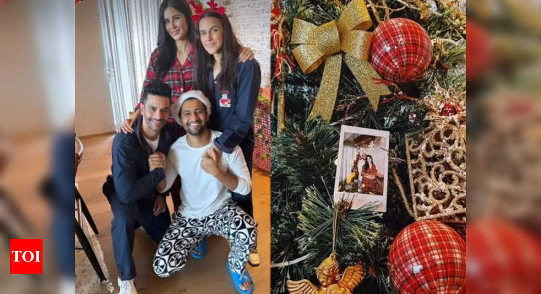 Inside Vicky Kaushal and Katrina Kaif’s super cute Christmas celebrations – Pics – Times of India