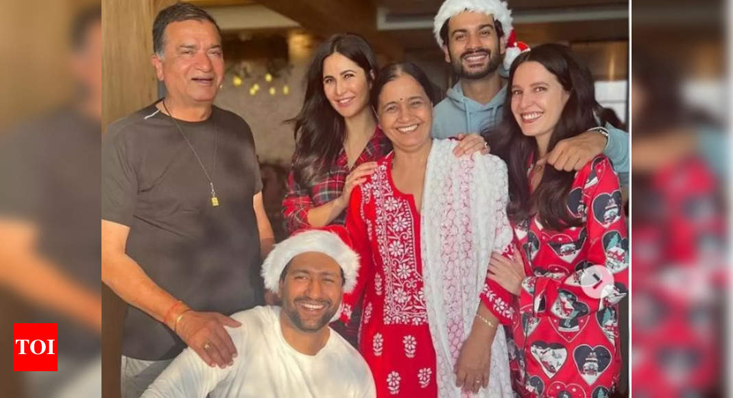 Fans speculate that Katrina Kaif is pregnant as she drops Christmas pictures with Vicky Kaushal and family – See inside – Times of India