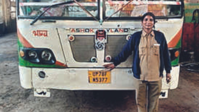 Meet UP roadways' 1st woman bus driver