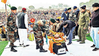 Sikkim martyr cremated with state honours in Fatehabad