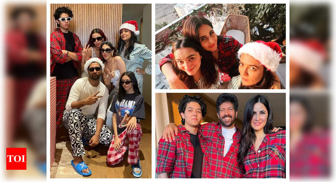 Katrina Kaif and Vicky Kaushal’s fun Christmas photos with Kabir Khan and Mini Mathur are simply unmissable – Times of India