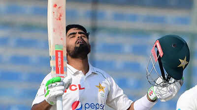 Babar Azam slams his fourth hundred of the year to lead Pakistan's recovery against New Zealand in first Test