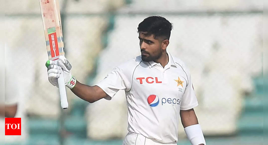 1st Test, Day 1: Babar Azam ton lifts Pakistan after New Zealand strike early | Cricket News – Times of India