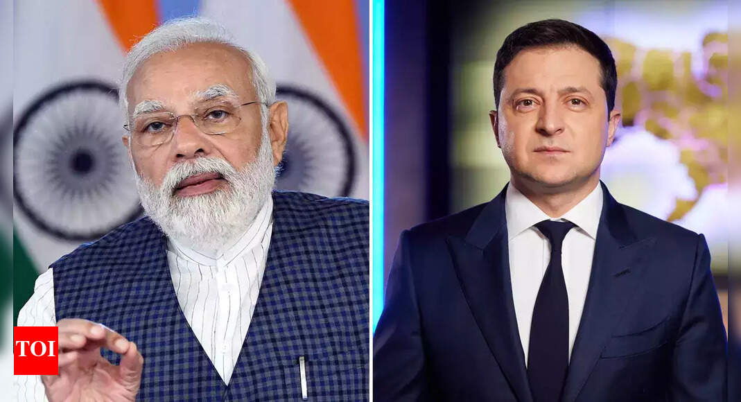 Ukraine President Zelenskyy speaks with PM Modi, thanks India for humanitarian aid