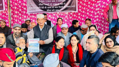 Ankita Bhandari murder case: Former Uttarakhand CM Harish Rawat holds sit-in protest in Dehradun, demands police to name ‘VIP’