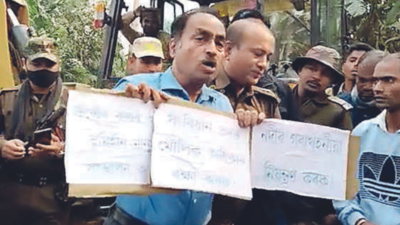 Encroachers evicted from Bodo cooperative land in Assam's Barpeta