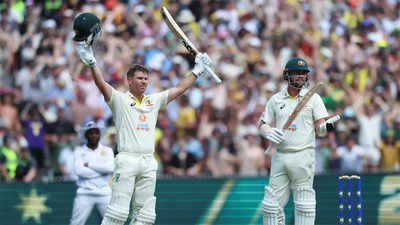 David Warner becomes second batter to score a double hundred in 100th Test