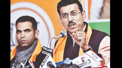 Congress: Congress Leaders Hand In Glove With Paper Mafia, Says Rathore ...