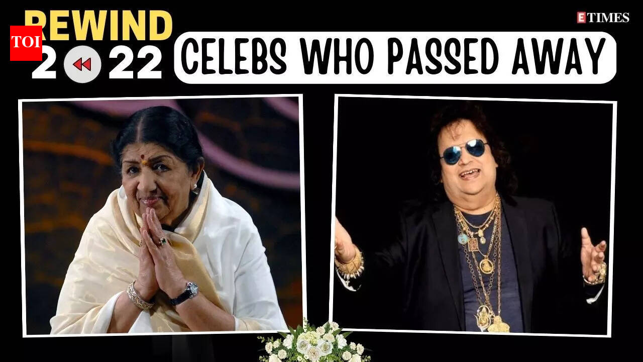 Rewind 2022: Lata Mangeshkar to Bappi Lahiri, Raju Srivastava, celebs ...