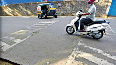 Pune citizens risk life and limb crossing speed breakers that are hazards