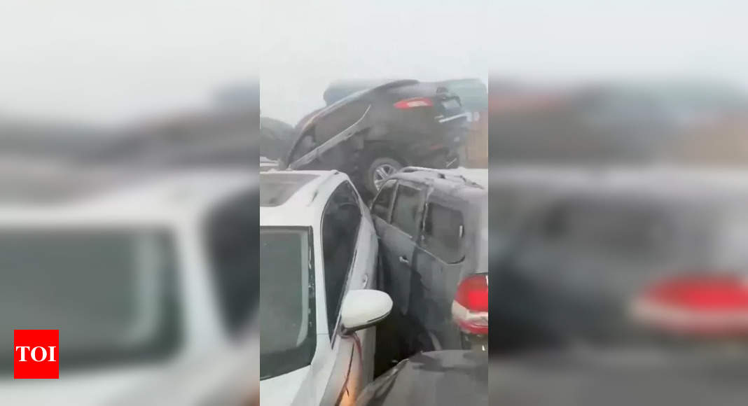 One killed in China highway pile-up