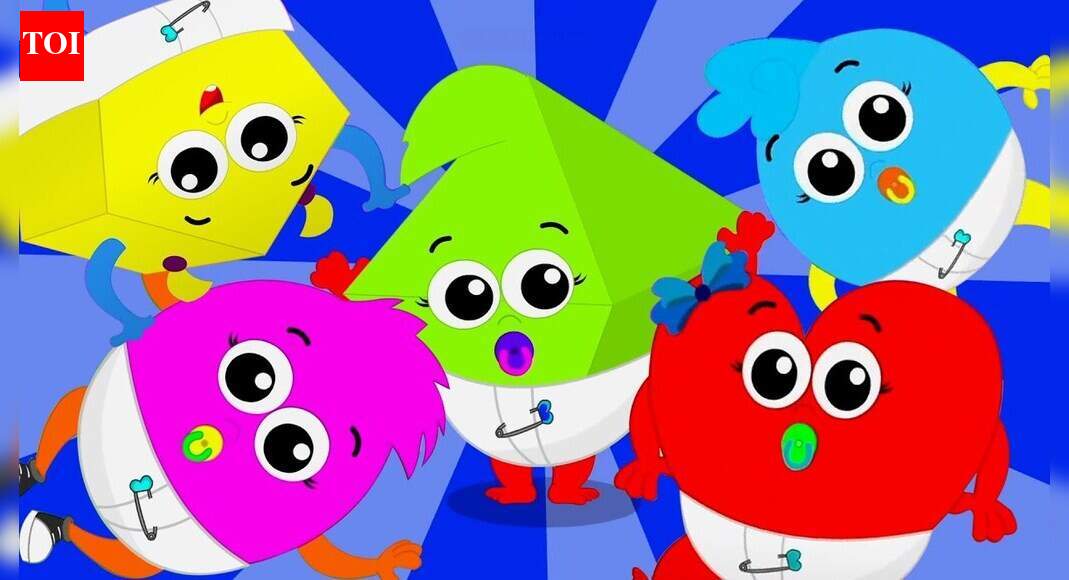 Nursery Rhymes in English: Children Video Song in English 'Five Little ...