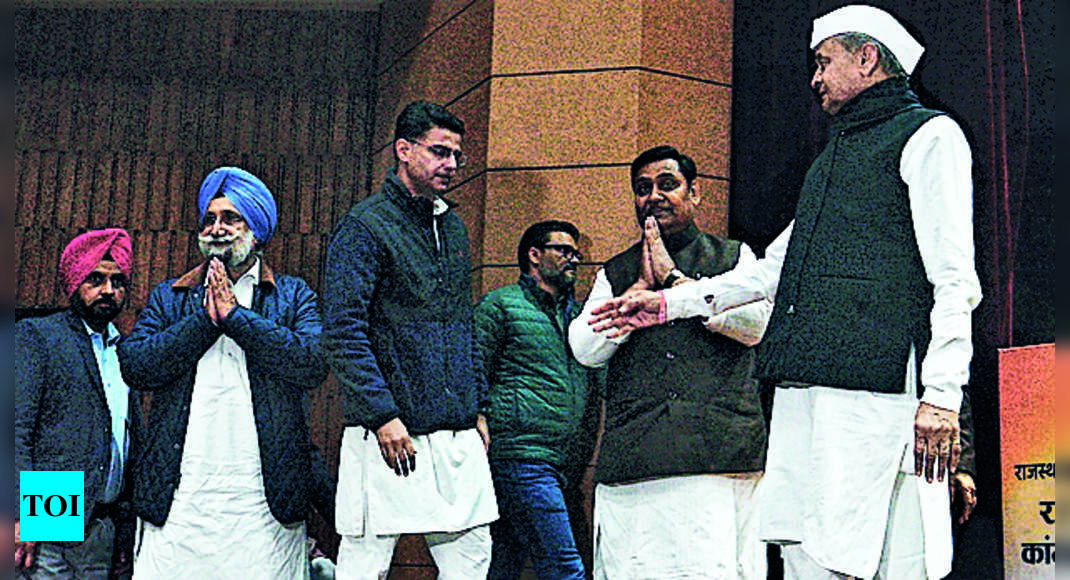 रंधावा ने कांग्रेस नेताओं से पार्टी के लिए धैर्य से काम लेने को कहा |  जयपुर समाचार – टाइम्स ऑफ इंडिया