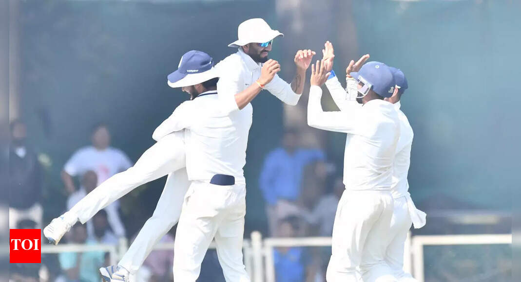 Ranji Trophy: Saurashtra nose ahead of Mumbai in tight contest | Cricket News – Times of India
