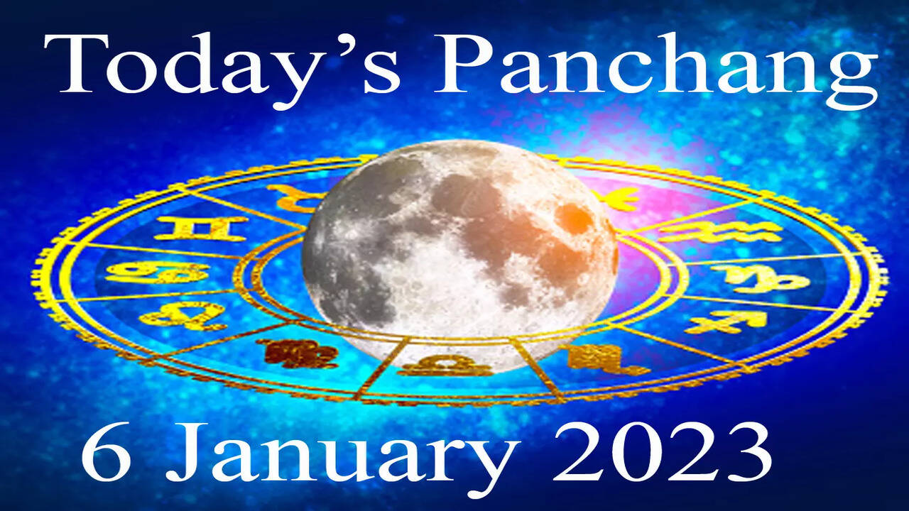 Today's Panchang, 6 January 2023: A Comprehensive Guide to Hindu Calendar,  Festivals, and Astrological Predictions - Times of India