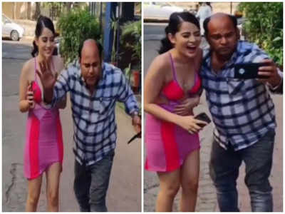 Did you know the man who accidentally spat in front of Urfi Javed in a viral video was the Bhojpuri actor Sanjay Verma?