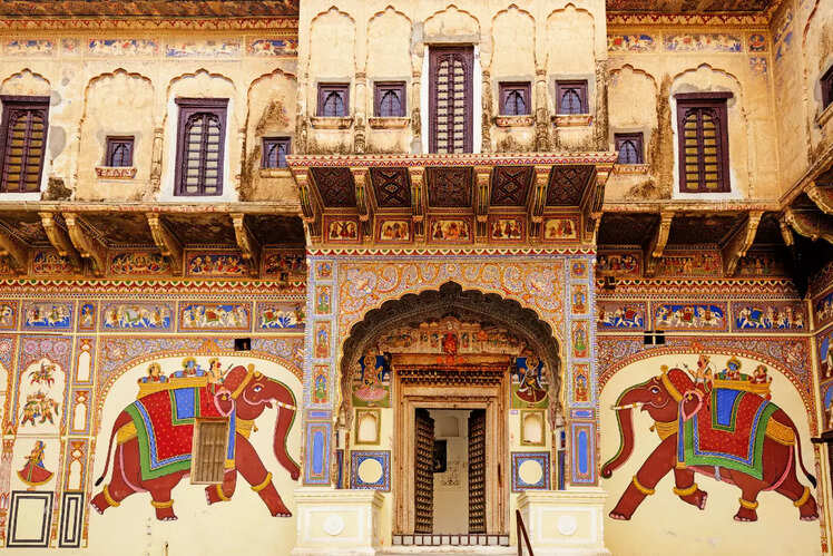 Open-air art gallery of Mandawa