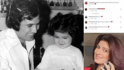 Twinkle Khanna drops an adorable throwback picture with dad Rajesh Khanna on the occasion of their birthdays