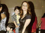 Suzanne Roshan spotted with sons Hrehaan and Hridhaan