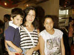 Aditi Govitrikar with her kids