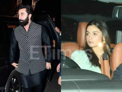 Alia Bhatt, Ranbir Kapoor, Janhvi Kapoor: Celebs arrive at Antilia to ...