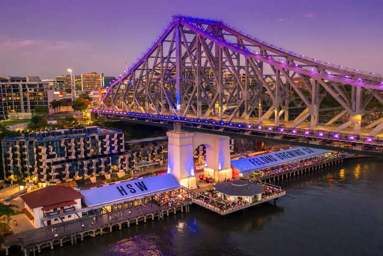 Dine till dusk at Howard Smith Wharves 