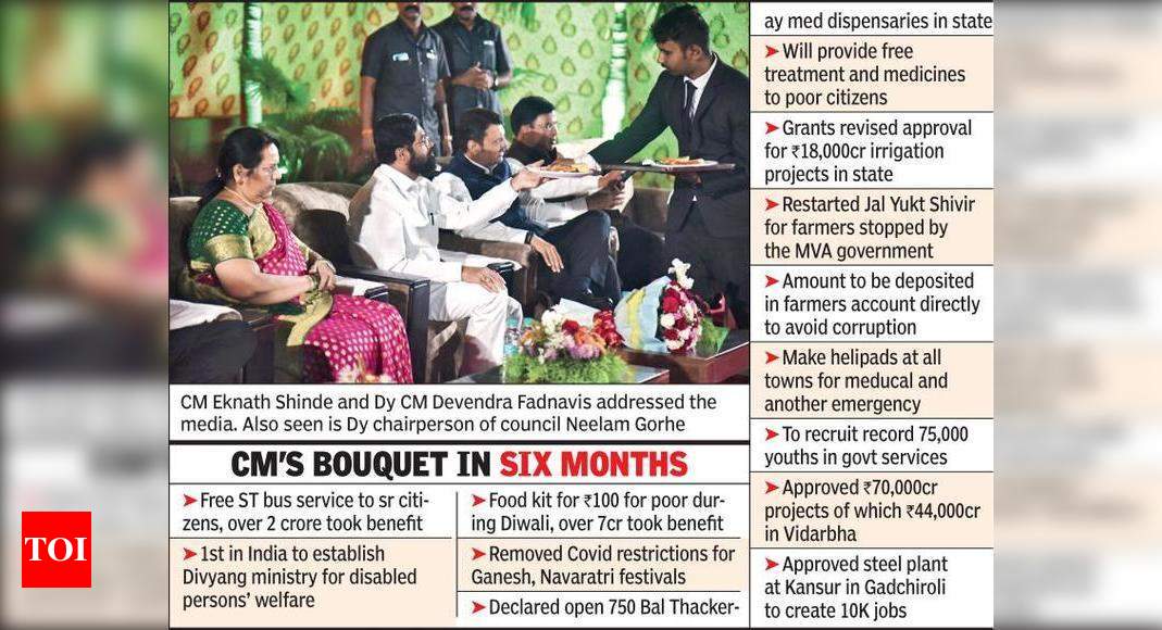 मोदी ने मुझसे कहा था कि एमवीए सरकार की वजह से कंपनियां दूसरे राज्यों में शिफ्ट हो गई हैं: सीएम |  नागपुर समाचार – टाइम्स ऑफ इंडिया