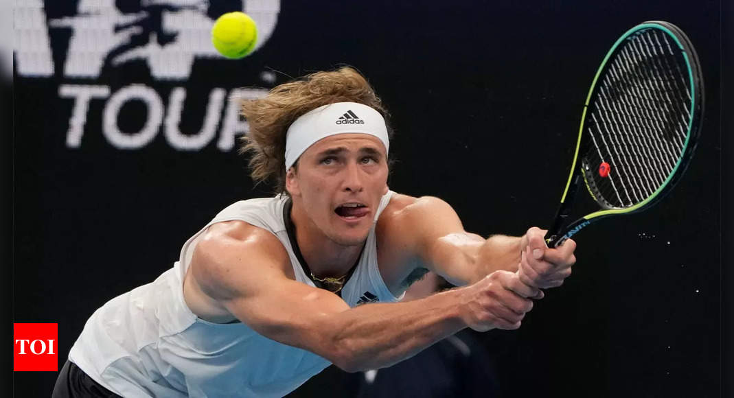 Alexander Zverev crashes in first ATP match since June injury at United Cup | Tennis News – Times of India