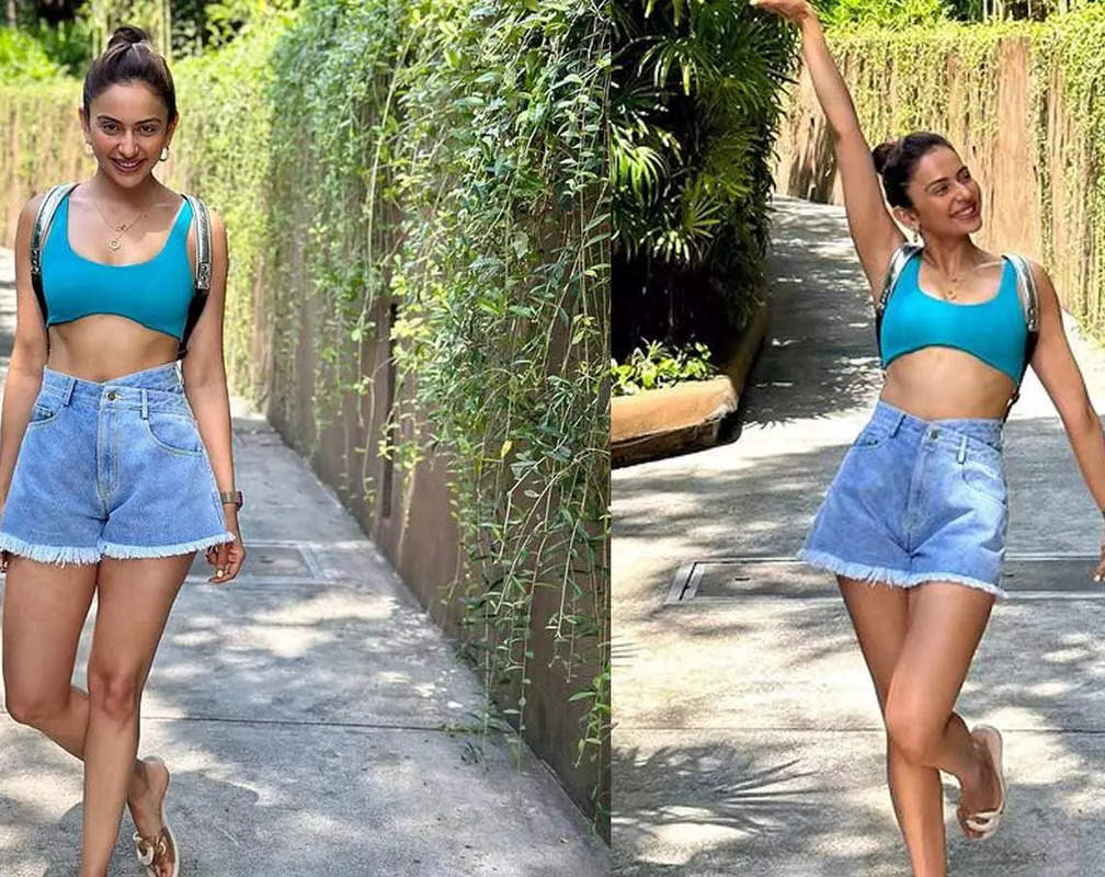 
Rakul Preet Singh is 'smiling towards 2023' as she drops happy pictures in a blue bralette from Phuket
