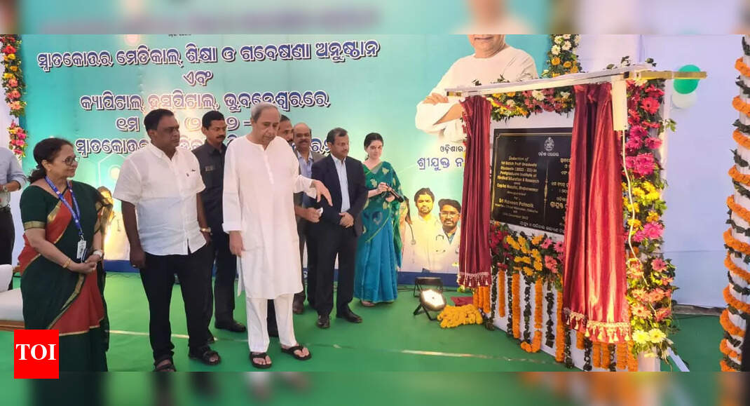 Naveen Patnaik inaugurates PGIMER at Capital Hospital Times of India