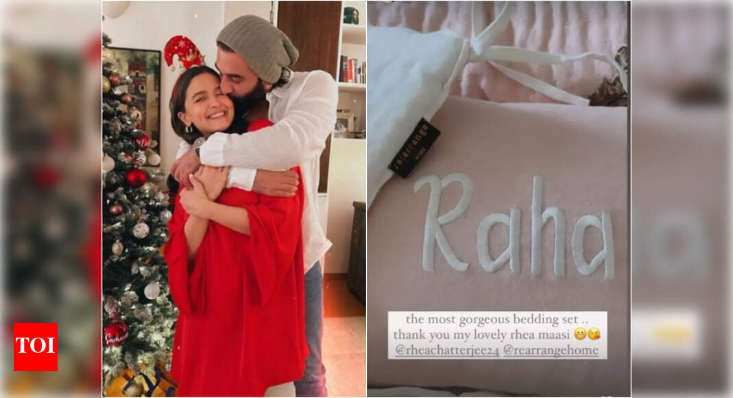 Alia Bhatt shares a lovely bed setup of her newborn baby Raha | Hindi ...