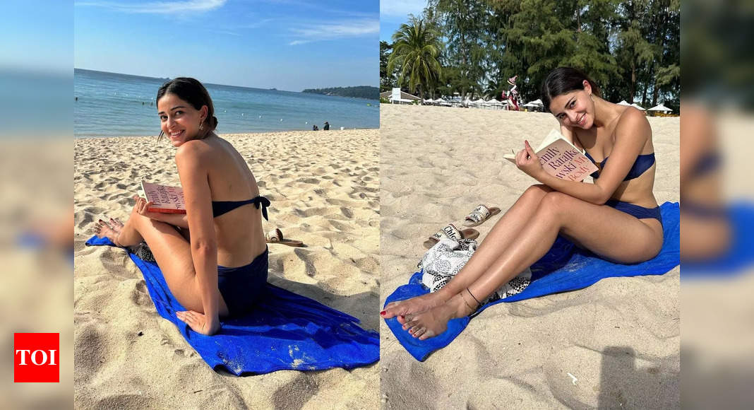 Ananya Panday feels ‘blessed’, drops new pics from her beach vacation – Times of India