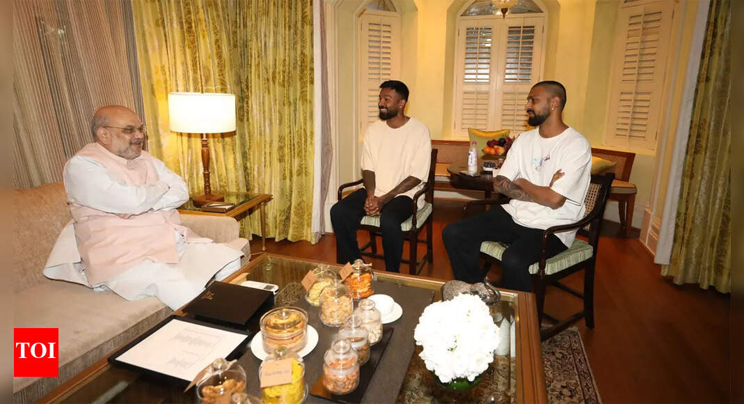 ‘It was an honour and privilege to meet you’: Hardik Pandya meets Home Minister Amit Shah | Cricket News