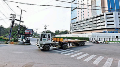 Wipro: Speeding, heavy vehicles turn Wipro Circle into a death trap in