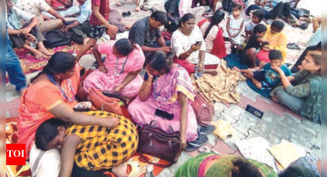 Equal pay for equal work: More than 170 teachers faint, hunger strike ...